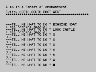The Sorcerer of Claymorgue Castle screenshot 1 for ZX Spectrum